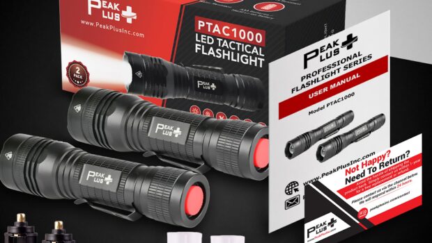 PTAC1000 Revised IMG 7 min PEAKPLUS | FLASHLIGHTS | INDOOR MOTION LIGHTS | SOLAR LIGHTS | NIGHT LIGHTS | HEADLAMPS